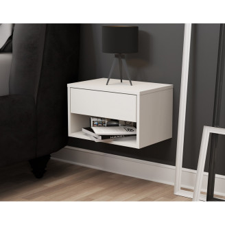 Тумба прикроватная Мила Белый Мир Мебели