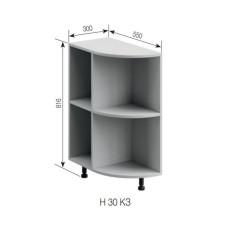 Кухонна секція нижня Н 30КЗ Аріель Світ меблів  