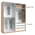 Шафа-купе 2,0x2,1 Белла / Bella Глянець Білий MiroMark BL-20-WB