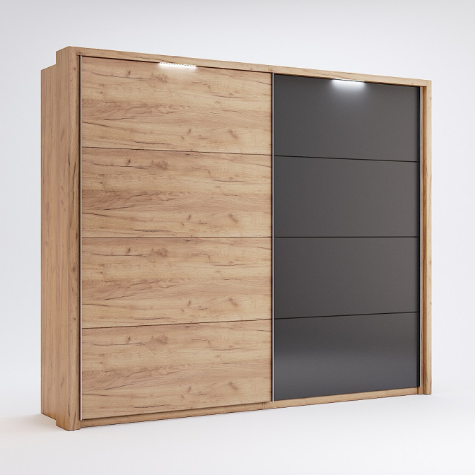Опция Карниз с подсветкой для Шкафа-Купе 2,5х2,1м Луна / Luna MiroMark LN-69-LV