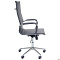 Крісло Slim HB Хром Tilt WAX Black Grey AMF