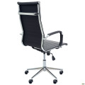 Крісло Slim HB Хром Tilt WAX Black Grey AMF