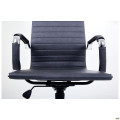 Крісло Slim HB Хром Tilt WAX Black Grey AMF