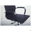 Крісло Slim HB Хром Tilt WAX Black Grey AMF