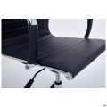 Крісло Slim HB Хром Tilt WAX Black Grey AMF
