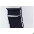 Крісло Slim HB Хром Tilt WAX Black Grey AMF