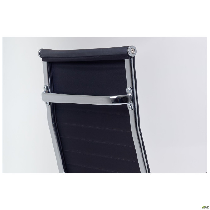 Крісло Slim HB Хром Tilt WAX Black Grey AMF