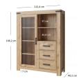 Витрина Мортиз / Mortiz 1В3Ш2П Mebel Servise