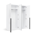 Шафа 4Дв із дзеркалом Міла / Mila Глянець Білий MiroMark MA-14-WB