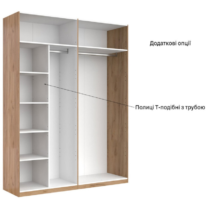 Шафа 4Дв із дзеркалом Міла / Mila Глянець Білий MiroMark MA-14-WB