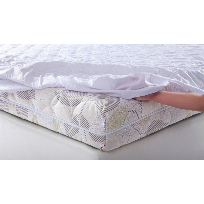 Наматрацник натяжний з бортами Matroluxe Бязь біла