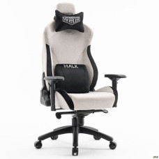Крісло геймерське VR Racer Textile Halk сірий/чорний AMF