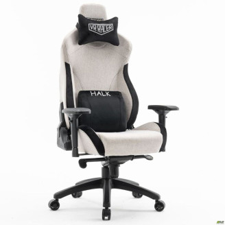 Крісло геймерське VR Racer Textile Halk сірий/чорний AMF