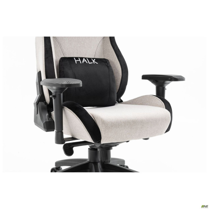 Крісло геймерське VR Racer Textile Halk сірий/чорний AMF