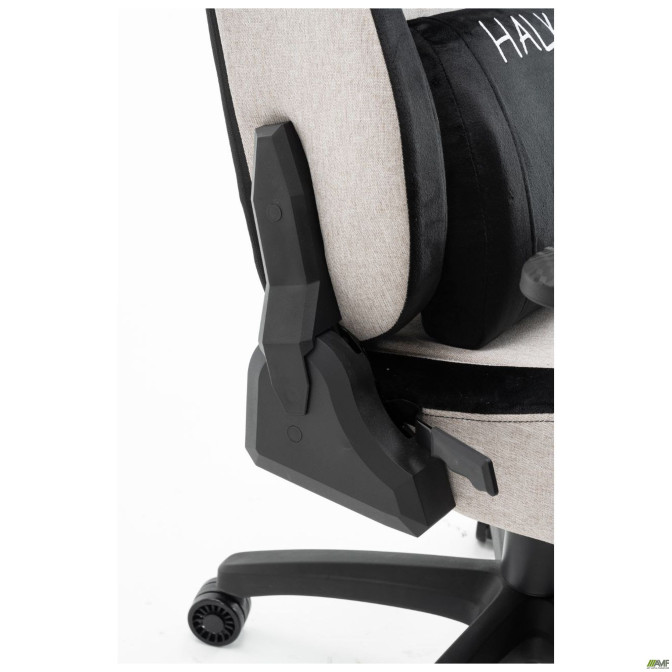 Крісло геймерське VR Racer Textile Halk сірий/чорний AMF