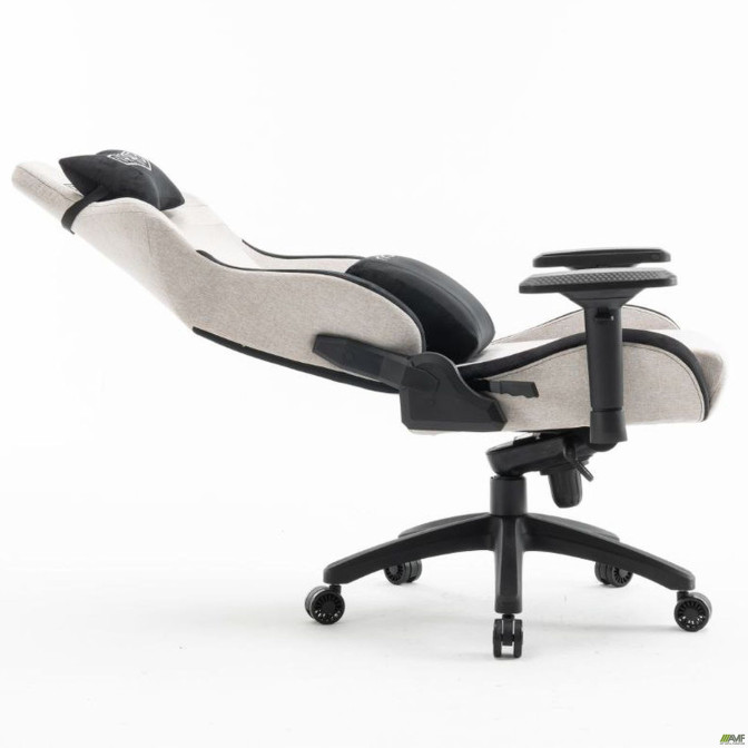Крісло геймерське VR Racer Textile Halk сірий/чорний AMF