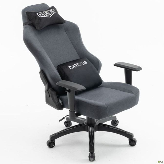 Крісло геймерське VR Racer Textile Darrius чорний AMF