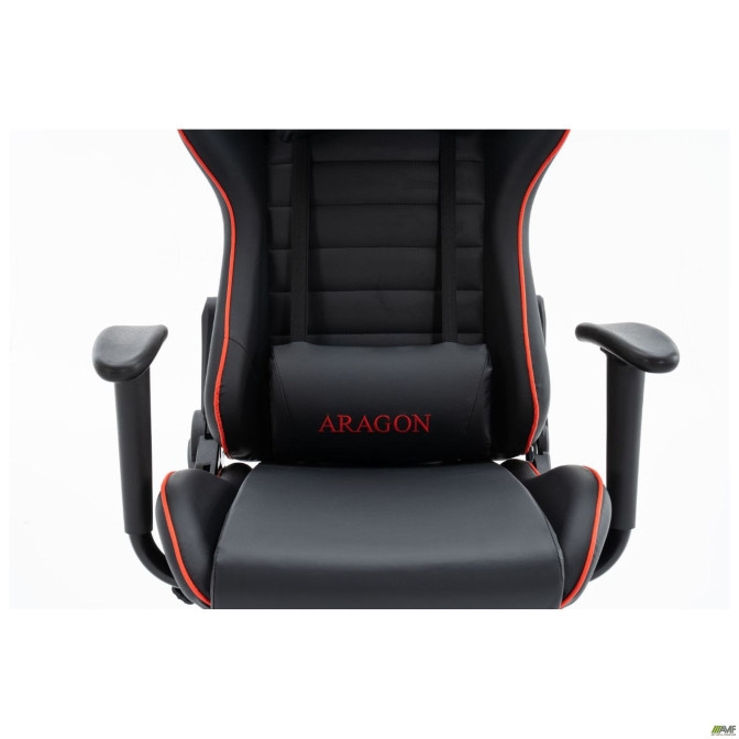 Крісло геймерське VR Racer Original Aragon чорний/червоний AMF