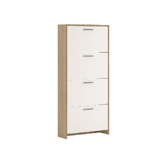 Тумба для взуття 4Дв Дуб Артизан / Німфея Альба Рене Світ Меблів