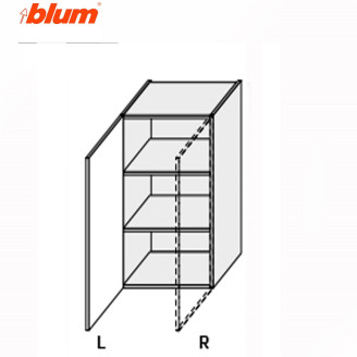 Кухонна секція Міленіум WG верхня 20В/720 1дв Pro Blum Права ML-421W/01R MiroMark