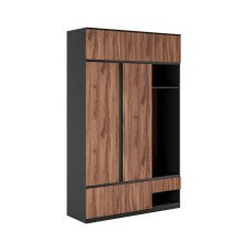 Передпокій Чорний / Дуб Ліворно Фріда Світ Меблів