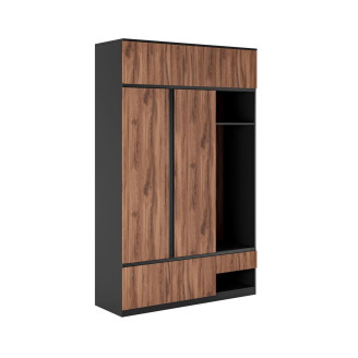 Передпокій Чорний / Дуб Ліворно Фріда Світ Меблів