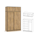 Шафа-купе Бруклін з антресоллю Mebel Servise