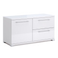 Тумба ТВ 1,0м Фемели / Family Глянец Белый MiroMark FM-100-WB
