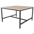 Стол журнальный Triton (800х800х516) Дуб Сонома/Черный графит AMF