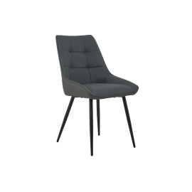 Стілець M-75 сірий  +  чорний Vetro mebel