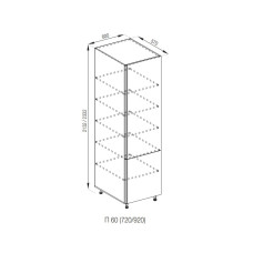 Кухонная секция пенал П 60 Софи Мир мебели