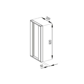 Кухонная секция верхняя В вставка (h-920) Тина Мир мебели