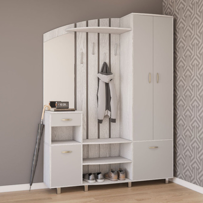 Передпокій Кароліна Артвуд Світлий / Попелястий Світ Меблів