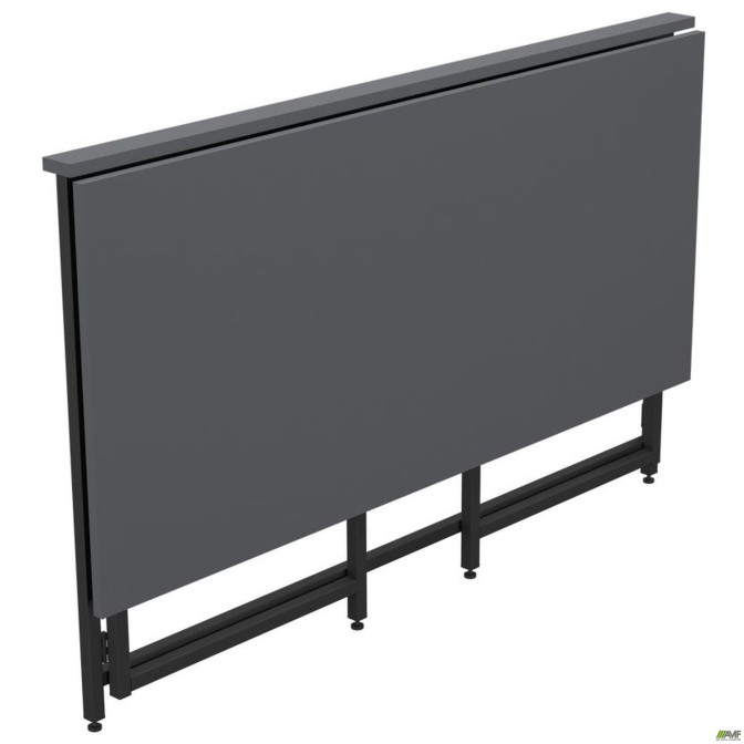 Стол раскладной Fold FL1200 (1200х600х750Н) черный/серый Шифер AMF