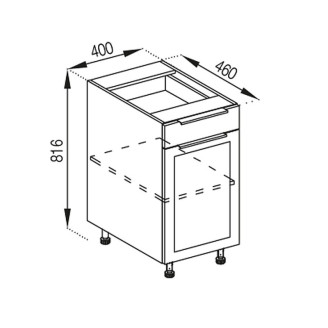Кухонная секция нижняя Н 40 ДШ FAVORIT Анна Мир мебели Кухонная секция нижняя Н 40 ДШ FAVORIT Анна Мир мебели