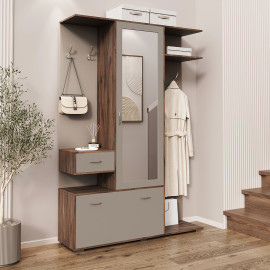 Прихожая Грета Дуб Ливорно / Тоффи Мир Мебели 