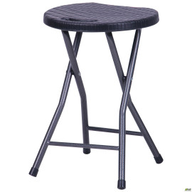 Табурет складаний Сеат пластик Rattan Black AMF