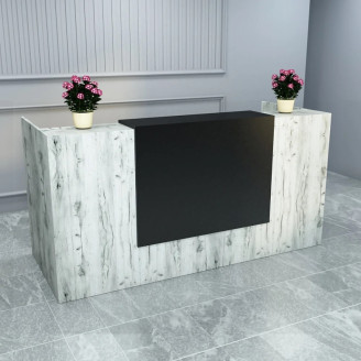 Ресепшин-1 стол стойка Дуб Крафт Белый Гамма стиль