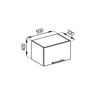 Кухонна секція під витяжку 50 ОКАП Адель Світ меблів