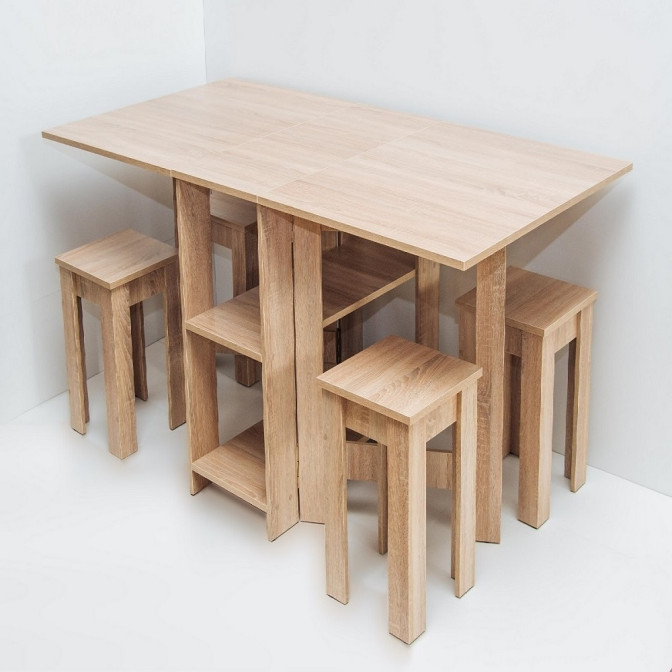 Стол Гостиный Дуб Сонома Гамма Стиль