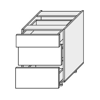 Кухонна секція Вінтаж нижня 60Н3ШХ/820 Телескоп VN-064W/9003 MiroMark
