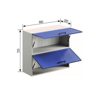 Кухонна секція верхня В 80 Б Аріель Світ меблів