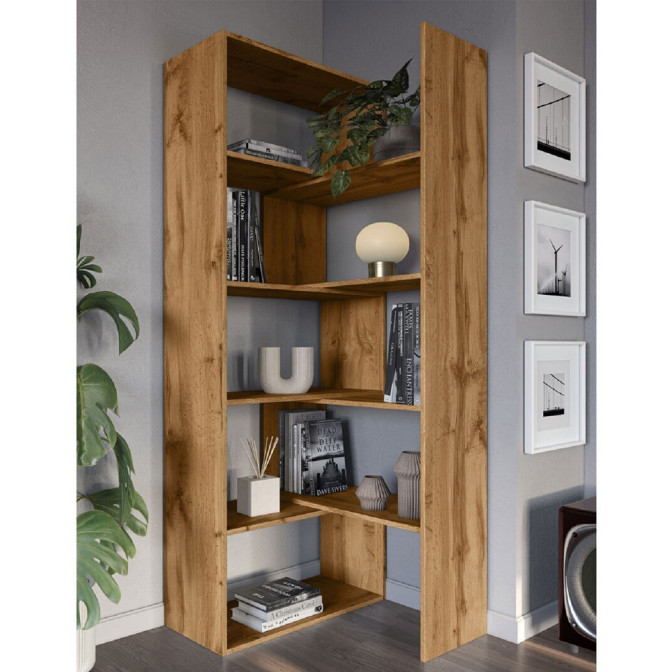 Стеллаж Пиксель 1 Дуб Аппалачи Мир Мебели