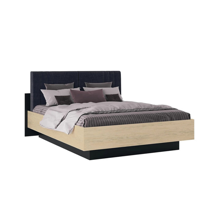 Кровать Дуб Артизан / Антрацит Тео Мир Мебели