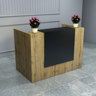 Ресепшин-2 стол стойка Дуб Аппалачи Гамма стиль