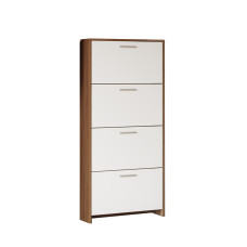 Тумба для обуви 4Дв Дуб Ливорно / Нимфея Альба Рене Мир Мебели