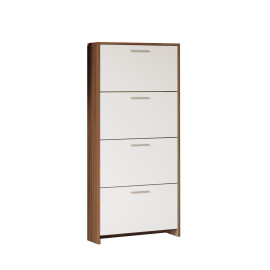 Тумба для обуви 4Дв Дуб Ливорно / Нимфея Альба Рене Мир Мебели