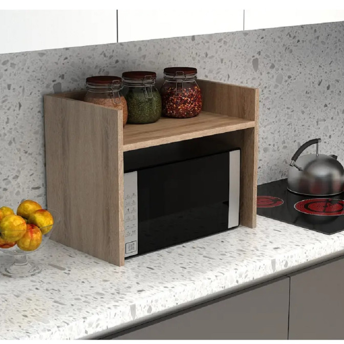 Полка для микроволновой печи ПМД-1 Дуб Сонома Гамма стиль