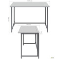 Стол раскладной Fold FL1000 (1000х600х750Н) черный/серый Шифер AMF