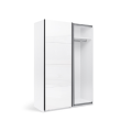 Шафа-купе 1,5х2,1 Міла / Mila Глянець Білий MiroMark MA-18-WB